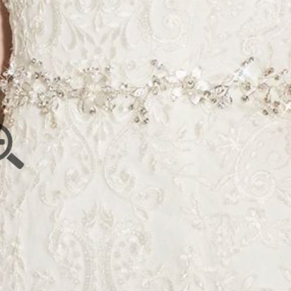 Crystal Floral Wired Sash main image 4